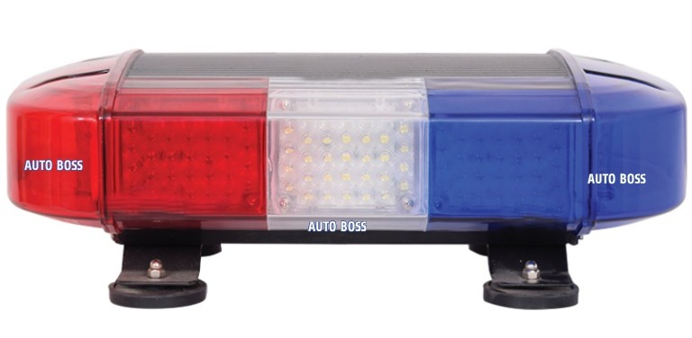 Mini Emergency Bar Light 17 Inch - White - Red - Blue -
											White