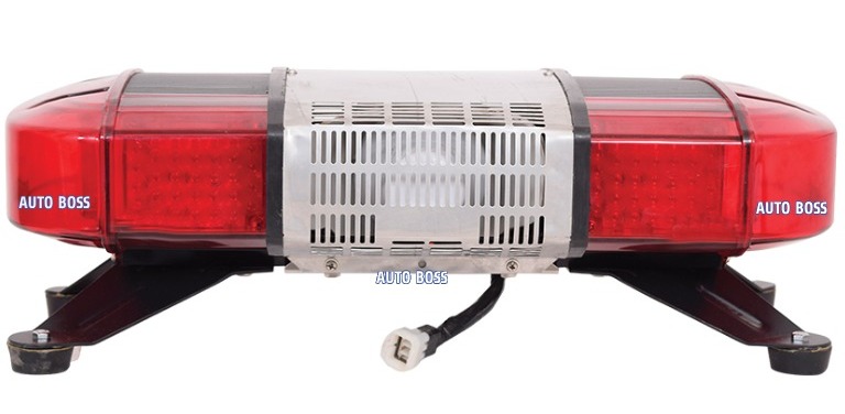 Mini Emergency Bar Light with speaker, Red, 22 inch